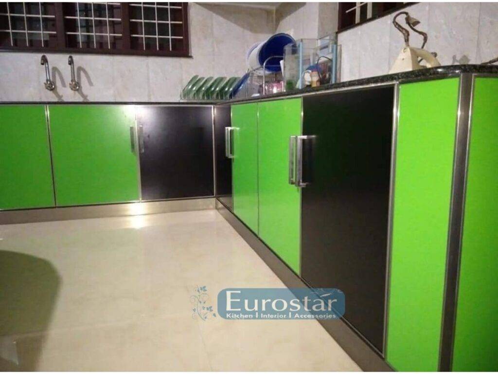 Aluminium kitchen cabinets