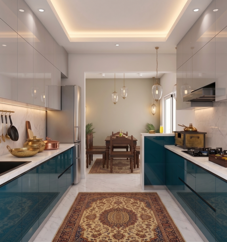 Parallel Modular Kitchen